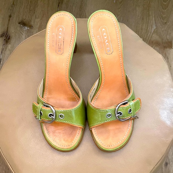 Coach Shoes Coach Daryn Apple Green Sandals Size 65 B Poshmark
